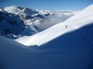 quasi arrivati e la nebbia ci tallona