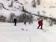 il pendio a nord-est