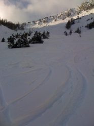 Combe de Malazen in discesa