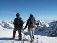 Marco e Edy in contemplazione