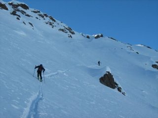 Alberto verso l'uscita