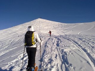 ...ad una 80ina di mt. dalla punta...