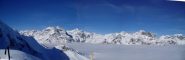 panoramica con rocciamelone, gruppo lera, croce rossa, arnas, bessanese, ovarda, col paschiet, golai 