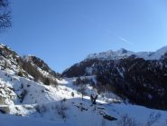 in vista della Chiesetta degli Alpini