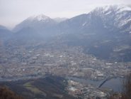 Vista panoramica sul Monte Due Mani, Resegone e Lecco