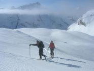 In salita nei pressi del Lago Perrin