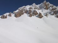 tratto di bella neve