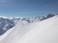 dorsale di salita e vecchio distacco