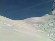 inizia la discesa su neve bella