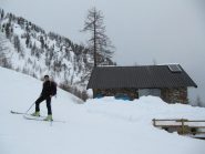 Sulla via di salita a mezza via....