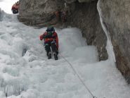 Enrico sul secondo tiro della goulotte