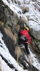 Il tiro di M4 ,sulla destra evidente la fessura per il Friend,saperlo prima?