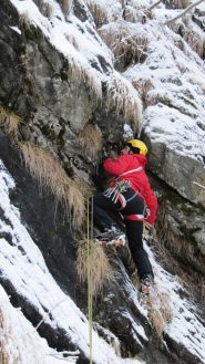 Il tiro di M4 ,sulla destra evidente la fessura per il Friend,saperlo prima?