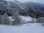 vista su Ozein dalle baite piu' basse