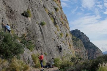 alla base del settore Centrale