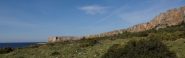 veduta della scogliera di Salinella
