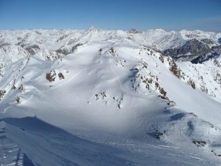 la vetta scialpinistica dalla vetta 2760