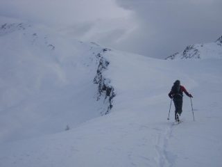 il crestone di salita