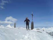 Giancarlo in vetta alla Chaligne