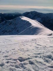 Dalla vetta verso la pianura