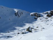 la discesa nel canale crostoso