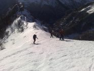 l'inizio della dorsale