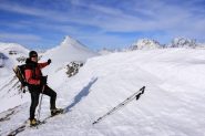 Stelvio in vetta alla Punta Metz (15-1-2011)