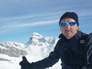 giò in cima dietro il piz platta