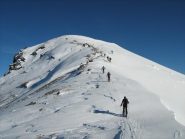 ultimo tratto sulla dorsale prima della cima