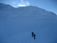 versante nord in salita