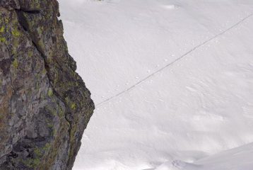 traccia dalla roccia