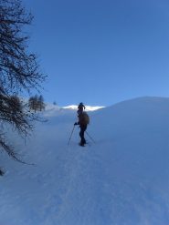 nel tratto intermedio di salita