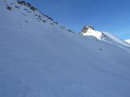 Traverso tra il colle e il pendio terminale