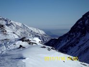Sguardo verso la pianura e le sue nebbie