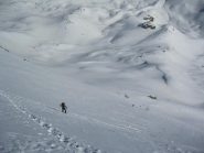 nello scivolo sopra il lago dell'oserot