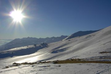 Pennichella sull'erba con vista..