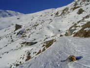 Verso il Borel,il Gias Contard e la dorsale di salita