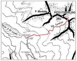 mappa itinerario