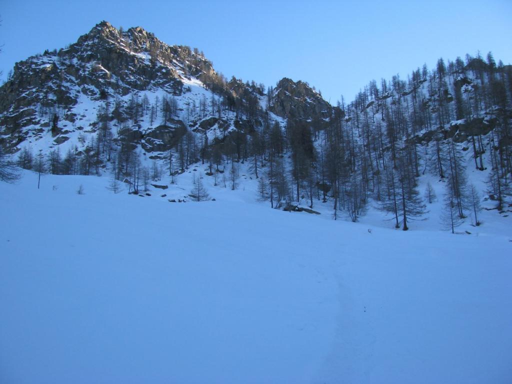 Arrivando all'alpe Gran Ciavana