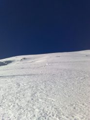 il pendio iniziale