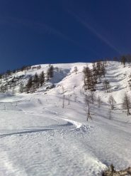tracce nella parte bassa