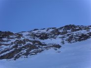 sotto la cresta Gollien a quota 2900