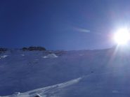 ancora uno sguardo alla cresta Gollien ormai lontana