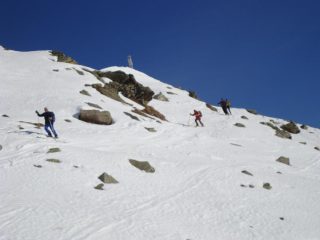 in discesa