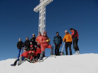 il gruppetto in punta