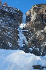 il muro dopo il canale di collegamento