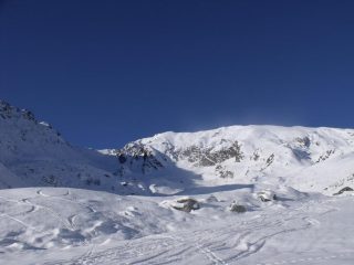La cima dagli alpeggi