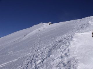 Pendio prima della vetta