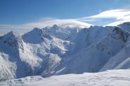 Alta Val Pellice dalla vetta dell'Arbancie