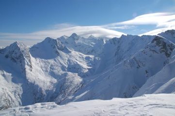 Alta Val Pellice dalla vetta dell'Arbancie